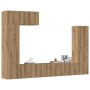 Mueble para TV de pared madera contrachapada artesanal 5 piezas by , TV Furniture - Ref: Foro24-3329196, Price: 240,10 €, Dis...