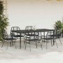 Juego de comedor jardín 7 piezas ratán sintético negro de , Conjuntos de jardín - Ref: Foro24-3334441, Precio: 543,51 €, Desc...