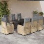 Set comedor de jardín 9 pzas con cojines ratán sintético beige von , Gartensets - Ref: Foro24-3213029, Preis: 1,00 €, Rabatt: %