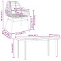 Juego de comedor jardín 5 piezas ratán sintético marrón by , Garden sets - Ref: Foro24-3334544, Price: 371,76 €, Discount: %