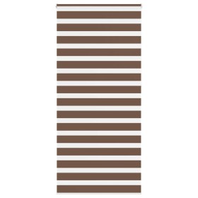 Estor cebra marrón 100x230 cm tejido ancho 95,9