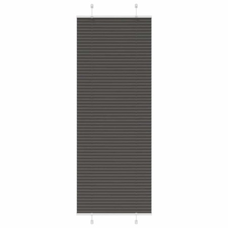 Estor Plisado negro 70x200 cm Tela Ancho 69,4 cm Poliéster