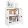 Aparador de madera contrachapada blanco brillante 60x30x70 cm by , Sideboards - Ref: Foro24-811103, Price: 86,52 €, Discount: %