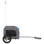 Remolque de bicicleta mascotas hierro tela Oxford azul gris von , Kinderwagen für Haustiere - Ref: Foro24-93827, Preis: 94,16...