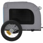 Remolque de bicicleta mascotas hierro tela Oxford azul gris von , Kinderwagen für Haustiere - Ref: Foro24-93827, Preis: 94,16...