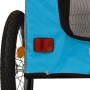 Remolque de bicicleta mascotas hierro tela Oxford azul gris von , Kinderwagen für Haustiere - Ref: Foro24-93827, Preis: 94,16...