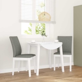 Sillas de comedor con cojines 2uds madera maciza