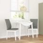 Sillas de comedor con cojines 2uds madera maciza blanco caucho by , dining chairs - Ref: Foro24-4102451, Price: 150,44 €, Dis...