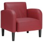 Sillón con reposabrazos color rojo vino 54 cm cuero sintética | Foro24.es | Tu tienda online para hogar, jardín y más Foro24.es