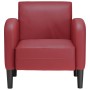 Sillón con reposabrazos color rojo vino 54 cm cuero sintética | Foro24.es | Tu tienda online para hogar, jardín y más Foro24.es