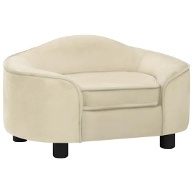 Sofá para perros felpa crema 67x47x36 cm von , Betten für Hunde - Ref: Foro24-171090, Preis: 98,89 €, Rabatt: -5%%