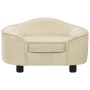 Sofá para perros felpa crema 67x47x36 cm von , Betten für Hunde - Ref: Foro24-171090, Preis: 98,89 €, Rabatt: -5%%