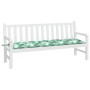 Cojín banco de jardín tela Oxford estampado hojas 180x50x7 cm by , Cushions for chairs and sofas - Ref: Foro24-378993, Price:...
