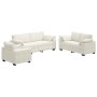 Juego de sofás con cojines 3 piezas terciopelo crema von , Sofas - Ref: Foro24-3324675, Preis: 657,04 €, Rabatt: -5%%