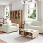 Juego de sofás con cojines 3 piezas terciopelo crema von , Sofas - Ref: Foro24-3324675, Preis: 657,04 €, Rabatt: -5%%