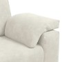 Juego de sofás con cojines 3 piezas terciopelo crema von , Sofas - Ref: Foro24-3324675, Preis: 657,04 €, Rabatt: -5%%