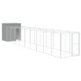 Caseta perro corral acero galvanizado gris claro 165x1067x181cm by , Dog kennels - Ref: Foro24-3189107, Price: 815,50 €, Disc...
