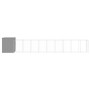 Caseta perro corral acero galvanizado gris claro 165x1067x181cm by , Dog kennels - Ref: Foro24-3189107, Price: 815,50 €, Disc...
