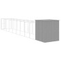 Caseta perro corral acero galvanizado gris claro 165x1067x181cm by , Dog kennels - Ref: Foro24-3189107, Price: 815,50 €, Disc...