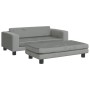 Sofá para niños y reposapiés terciopelo gris claro 100x50x30 cm von , Baby- und Kleinkindmöbel - Ref: Foro24-3196408, Preis: ...