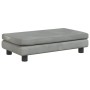 Sofá para niños y reposapiés terciopelo gris claro 100x50x30 cm von , Baby- und Kleinkindmöbel - Ref: Foro24-3196408, Preis: ...