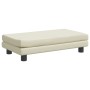 Sofá para niños y reposapiés cuero sintético crema 100x50x30 cm von , Baby- und Kleinkindmöbel - Ref: Foro24-3196415, Preis: ...