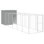 Caseta perros corral acero galvanizado gris claro 165x659x181cm by , Dog kennels - Ref: Foro24-3189105, Price: 566,79 €, Disc...