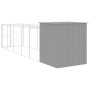 Caseta perros corral acero galvanizado gris claro 165x659x181cm by , Dog kennels - Ref: Foro24-3189105, Price: 566,79 €, Disc...