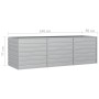 Versilberter, verzinkter Stahlbügel 240x80x77 cm von vidaXL, Töpfe und Pflanzgefäße - Ref: Foro24-316886, Preis: 80,78 €, Rab...