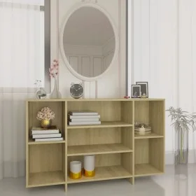 Sideboard aus Sonoma-Eichensperrholz, 120 x 30 x 75 cm von vidaXL, Sideboards - Ref: Foro24-809623, Preis: 76,65 €, Rabatt: %