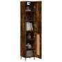 Aparador de madera contrachapada roble ahumado 34,5x34x180 cm von , Sideboards - Ref: Foro24-3199126, Preis: 107,34 €, Rabatt...