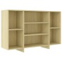 Aparador de madera contrachapada roble Sonoma 120x30x75 cm de vidaXL, Aparadores - Ref: Foro24-809623, Precio: 73,81 €, Descu...