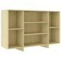 Aparador de madera contrachapada roble Sonoma 120x30x75 cm de vidaXL, Aparadores - Ref: Foro24-809623, Precio: 76,61 €, Descu...