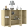 Aparador de madera contrachapada roble Sonoma 120x30x75 cm de vidaXL, Aparadores - Ref: Foro24-809623, Precio: 73,81 €, Descu...