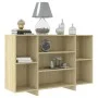 Aparador de madera contrachapada roble Sonoma 120x30x75 cm de vidaXL, Aparadores - Ref: Foro24-809623, Precio: 76,61 €, Descu...