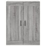 Aparador alto madera contrachapada gris sonoma 69,5x34x180 cm by , Sideboards - Ref: Foro24-3199767, Price: 168,92 €, Discoun...