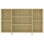 Aparador de madera contrachapada roble Sonoma 120x30x75 cm de vidaXL, Aparadores - Ref: Foro24-809623, Precio: 73,81 €, Descu...