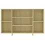 Aparador de madera contrachapada roble Sonoma 120x30x75 cm de vidaXL, Aparadores - Ref: Foro24-809623, Precio: 76,61 €, Descu...