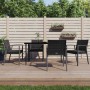 Sillas jardín cojines 4 uds ratán sintético negro 56,5x57x83 cm by , Garden chairs - Ref: Foro24-3187079, Price: 291,30 €, Di...
