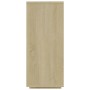 Aparador de madera contrachapada roble Sonoma 120x30x75 cm de vidaXL, Aparadores - Ref: Foro24-809623, Precio: 73,81 €, Descu...