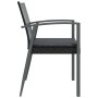 Sillas jardín cojines 4 uds ratán sintético negro 56,5x57x83 cm by , Garden chairs - Ref: Foro24-3187079, Price: 291,30 €, Di...