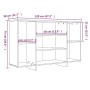 Aparador de madera contrachapada roble Sonoma 120x30x75 cm de vidaXL, Aparadores - Ref: Foro24-809623, Precio: 73,81 €, Descu...