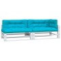 Cojines para palés 5 piezas tela turquesa von , Kissen für Stühle und Sofas - Ref: Foro24-360798, Preis: 110,93 €, Rabatt: -5%%