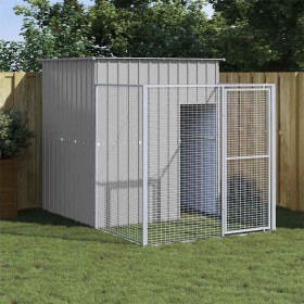 Caseta perros corral acero galvanizado gris claro 165x251x181cm von , Hundehütten - Ref: Foro24-172366, Preis: 394,13 €, Raba...