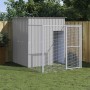 Caseta perros corral acero galvanizado gris claro 165x251x181cm de , Casetas para perros - Ref: Foro24-172366, Precio: 394,13...