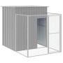 Caseta perros corral acero galvanizado gris claro 165x251x181cm de , Casetas para perros - Ref: Foro24-172366, Precio: 394,13...