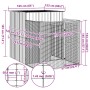 Caseta perros corral acero galvanizado gris claro 165x251x181cm de , Casetas para perros - Ref: Foro24-172366, Precio: 394,13...