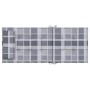 Cojines de silla respaldo alto 2 uds tela Oxford a cuadros gris de , Cojines para sillas y sofás - Ref: Foro24-361916, Precio...