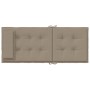 Cojines de silla con respaldo alto 2 uds tela Oxford gris taupe by , Cushions for chairs and sofas - Ref: Foro24-361898, Pric...