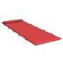 Cojín de tumbona de tela Oxford rojo 180x60x4 cm by , Cushions for chairs and sofas - Ref: Foro24-361858, Price: 46,39 €, Dis...
